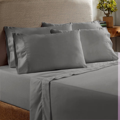 Bibb Home 1000TC Cotton Rich 6-Piece Sheet Set