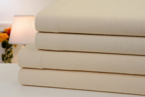 Bibb Home Solid Cotton 4 Piece Sheet Set