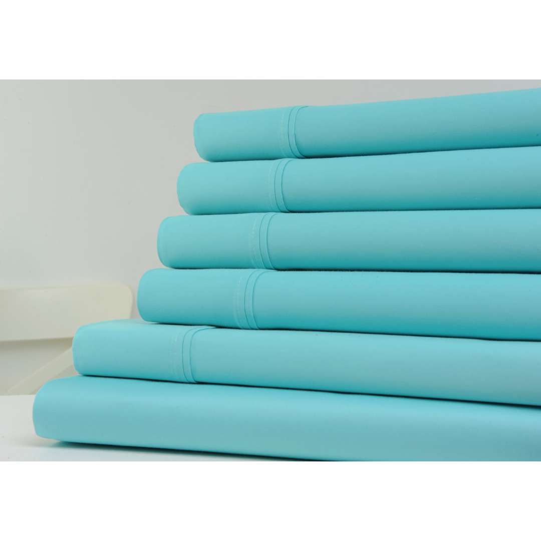 Kathy Ireland 1200 Thread Count 6 Piece Cotton Rich Sheet Set