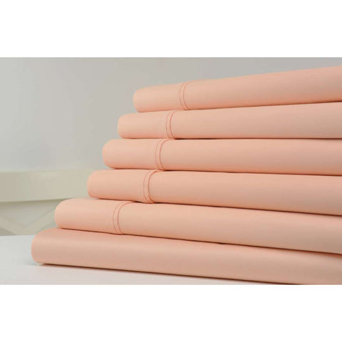 Kathy Ireland 1200 Thread Count 6 Piece Cotton Rich Sheet Set