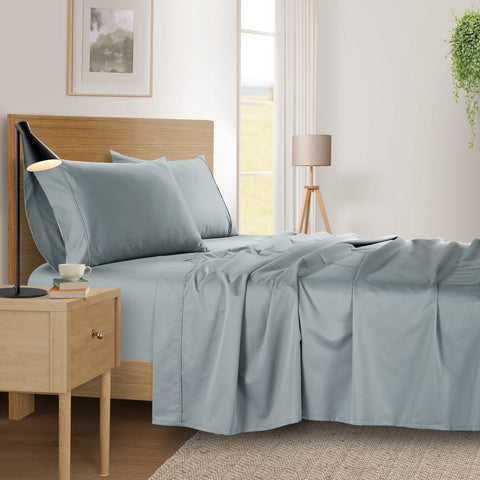 Kathy Ireland 500 Thread Count Tencel Cooling Cotton 4-Piece Sheet Set