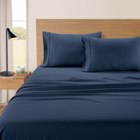 Kathy Ireland 500 Thread Count Tencel Cooling Cotton 4-Piece Sheet Set