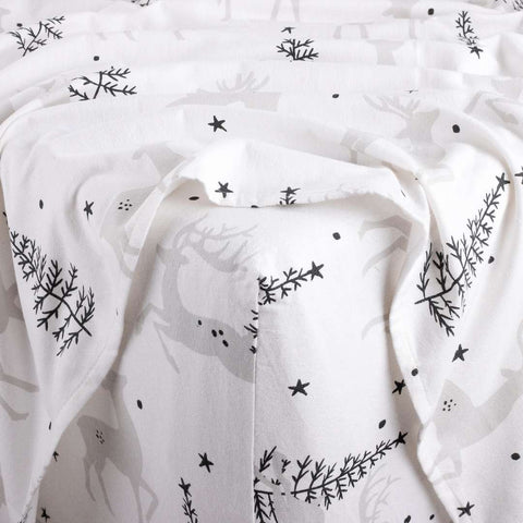 Kathy Ireland 100% Turkish Cotton Flannel Sheet Set