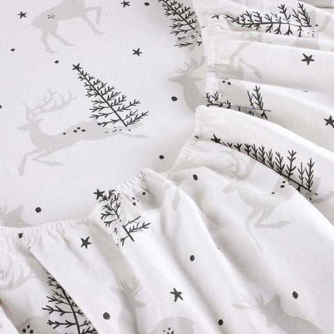 Kathy Ireland 100% Turkish Cotton Flannel Sheet Set