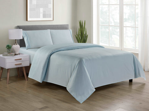 Bamboo 4 Piece Luxury Chevron Embossed Sheet Set. - Smartmarts