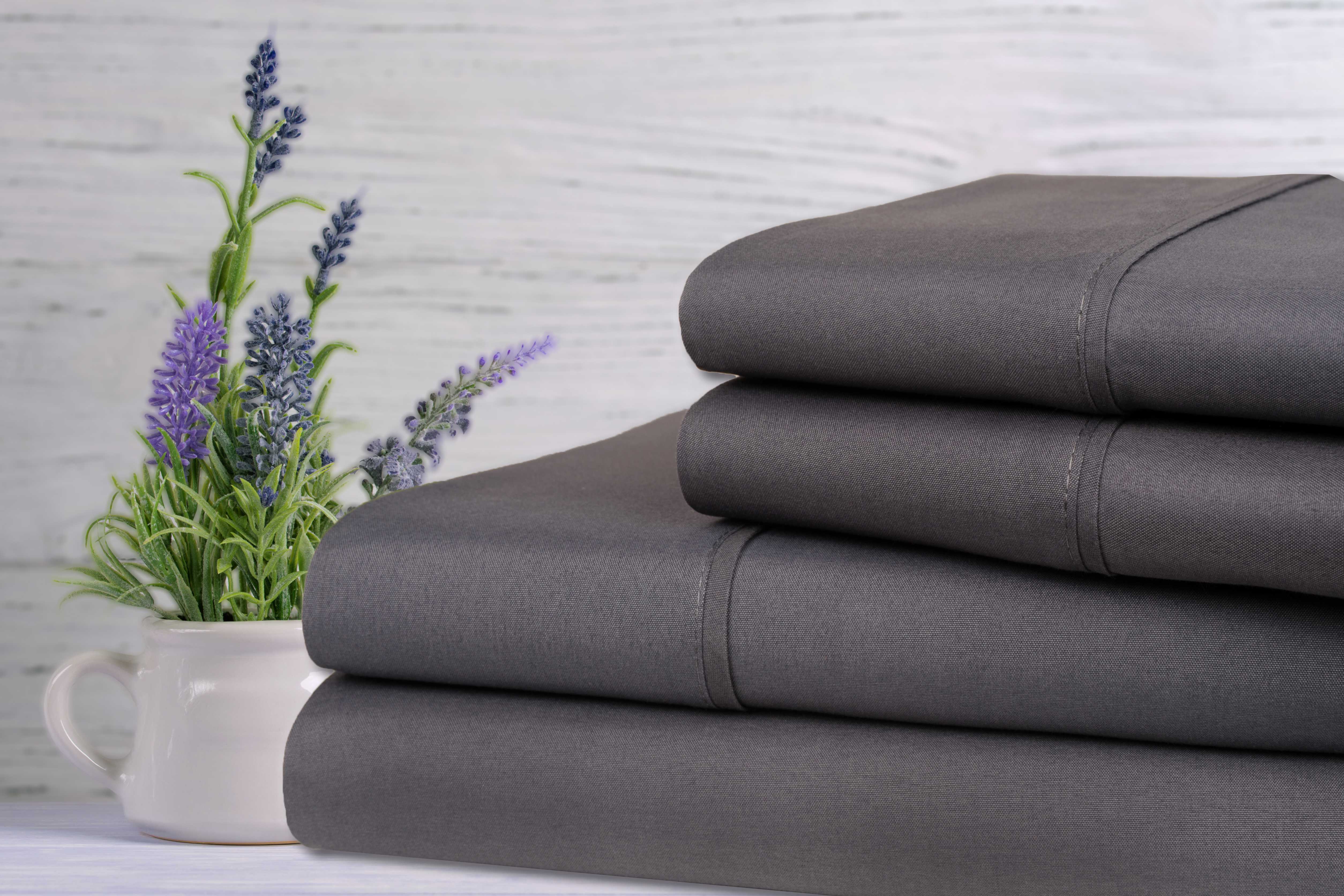 Bamboo Lavender Infused Scented 4-Piece Sheet Set. - Smartmarts