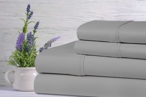 Bamboo Lavender Infused Scented 4-Piece Sheet Set. - Smartmarts