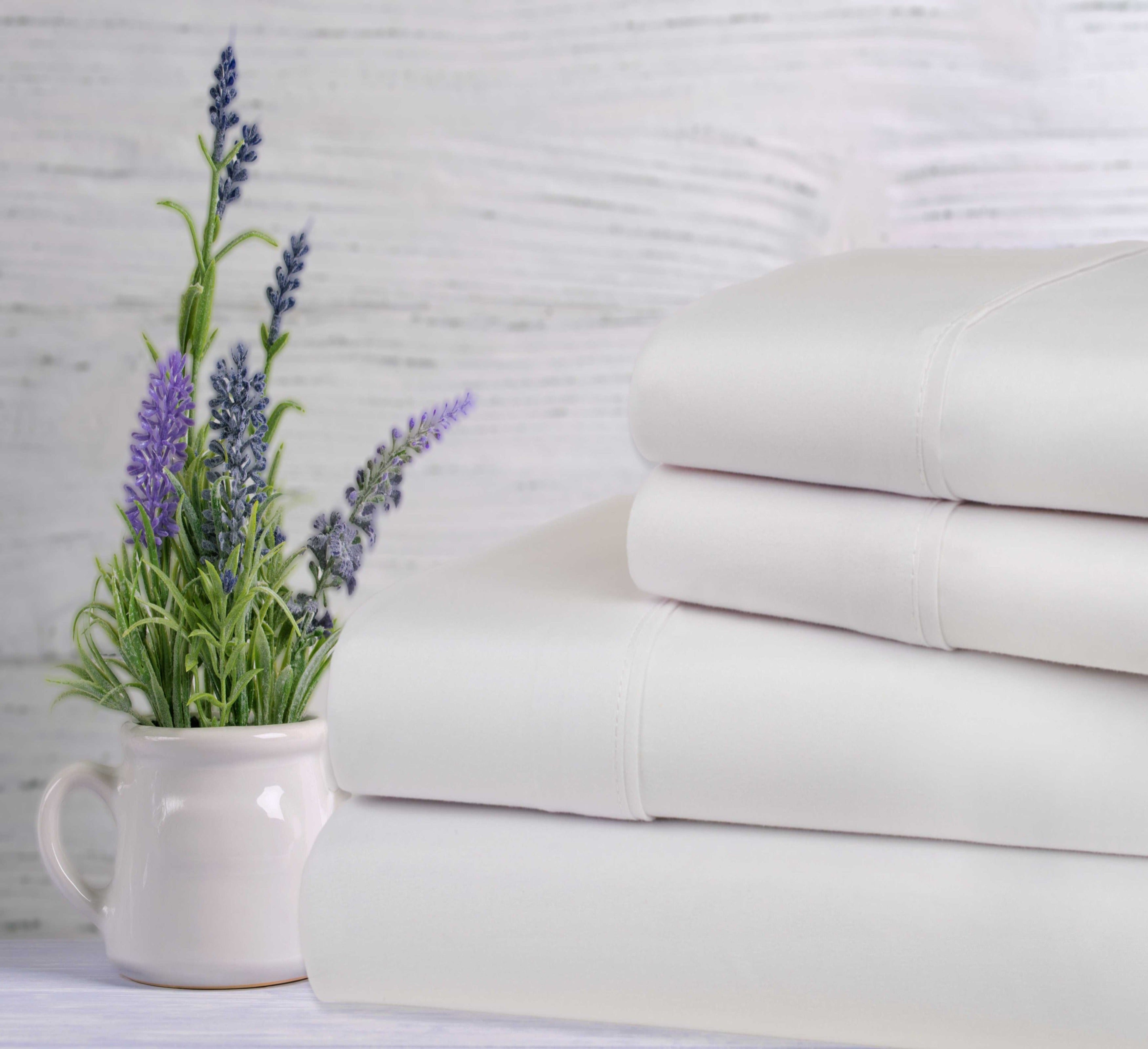 Bamboo Lavender Infused Scented 4-Piece Sheet Set. - Smartmarts