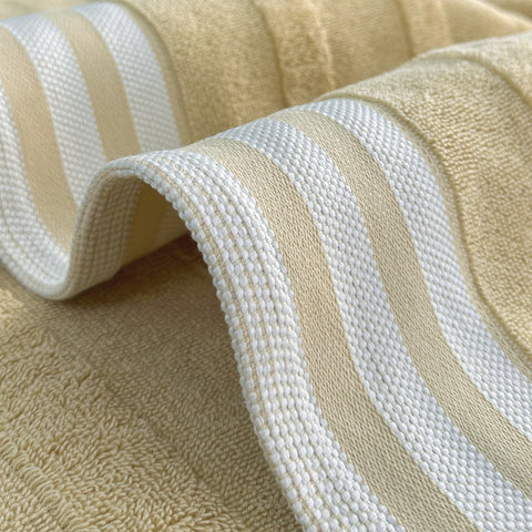 Kathy Ireland 6-Piece Jacquard Stripe Kyoto Towel Set