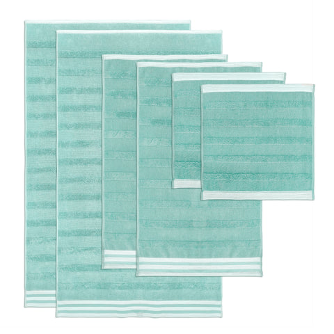 Kathy Ireland 12-Piece Jacquard Stripe Kyoto Towel Set