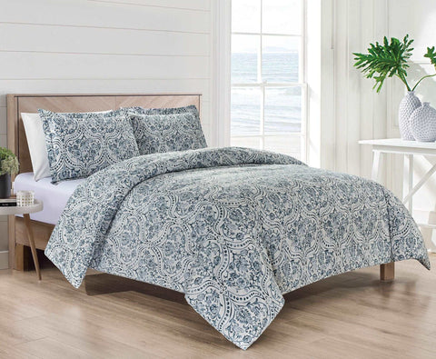 Bibb 1800 Series 3 pc Duvet Cover Set - Smartmarts