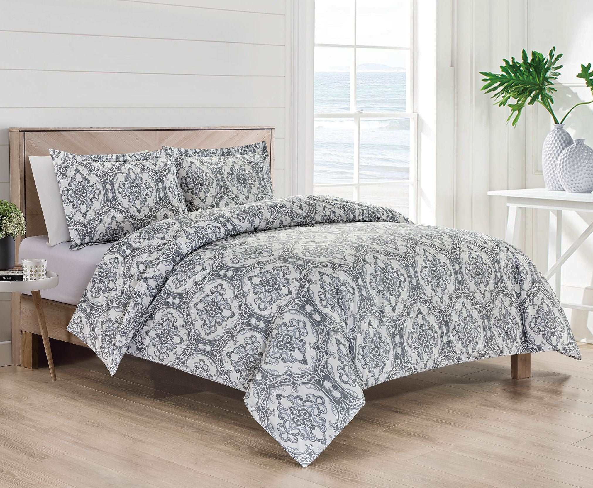Bibb 1800 Series 3 pc Duvet Cover Set - Smartmarts