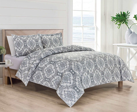 Bibb 1800 Series 3 pc Duvet Cover Set - Smartmarts