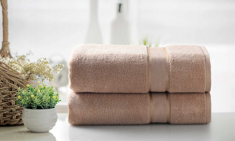 Kathy Ireland 2 Piece Zero Twist Cotton Plush Bath Sheet Set