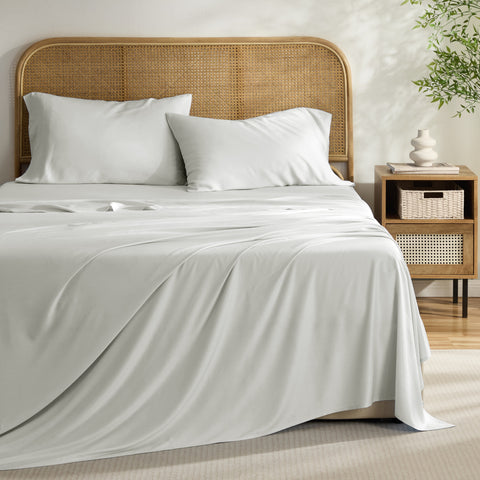 Kathy Ireland 4-Piece Cooling Bamboo Blend Sheet Set