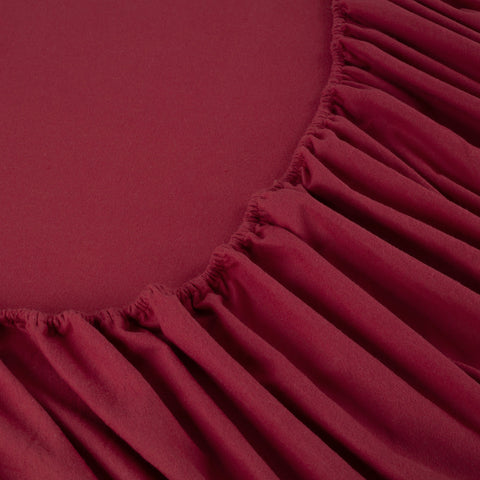 Kathy Ireland 100% Turkish Cotton Solid Flannel Sheet Set