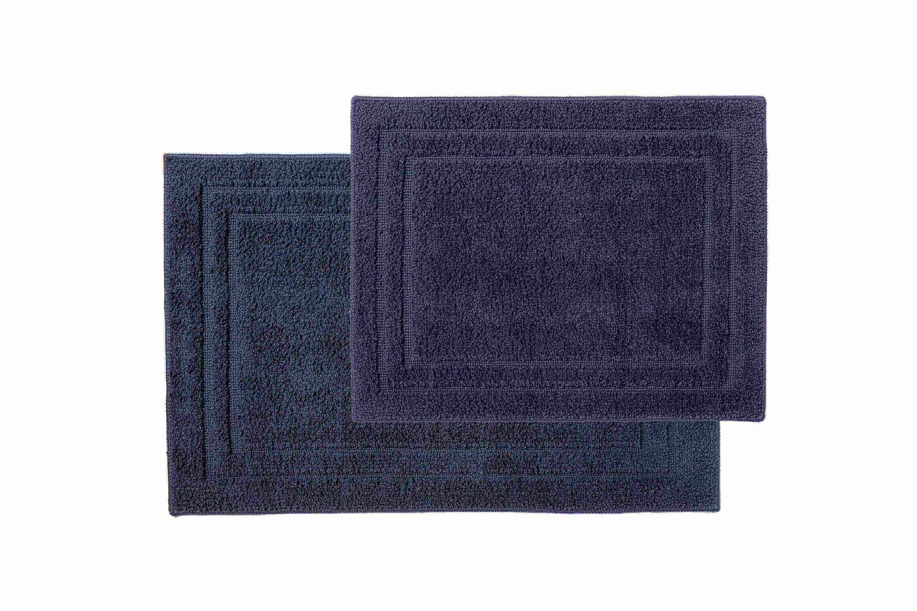 Charcoal Color of 2 Piece Microfiber Shag Bathmat Set