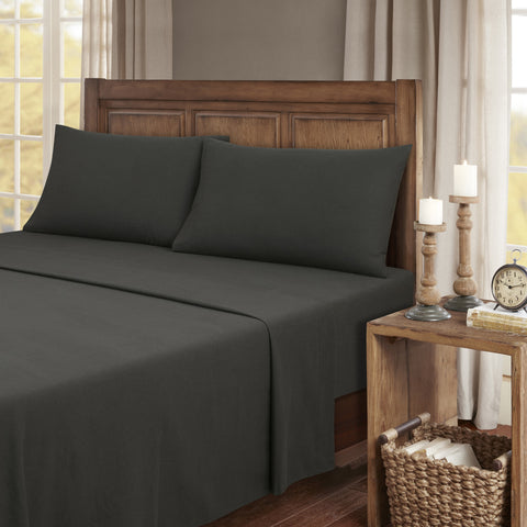 Kathy Ireland 100% Turkish Cotton Solid Flannel Sheet Set