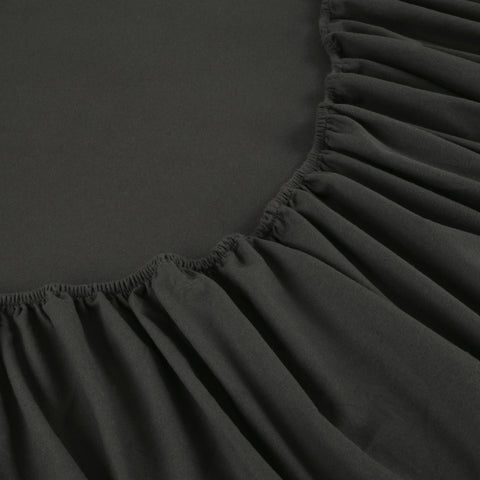 Kathy Ireland 100% Turkish Cotton Solid Flannel Sheet Set