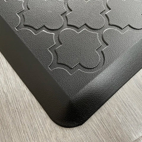Trellis Embossed Foam Kitchen Mat.