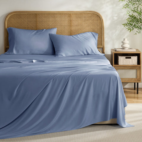 Kathy Ireland 4-Piece Cooling Bamboo Blend Sheet Set