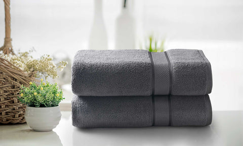 Kathy Ireland 2 Piece Zero Twist Cotton Plush Bath Sheet Set