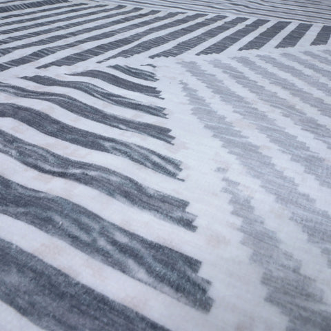 Bibb Home Washable Flannel Printed Area Rug with Latex Back 5x7 ft