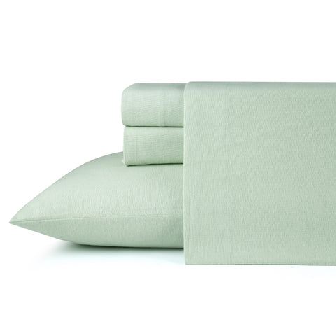 Kathy Ireland 100% Turkish Cotton Solid Flannel Sheet Set