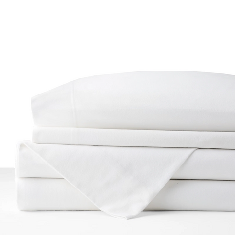 Bibb Home 4 Piece Printed or Solid Heavyweight Flannel Sheet Set