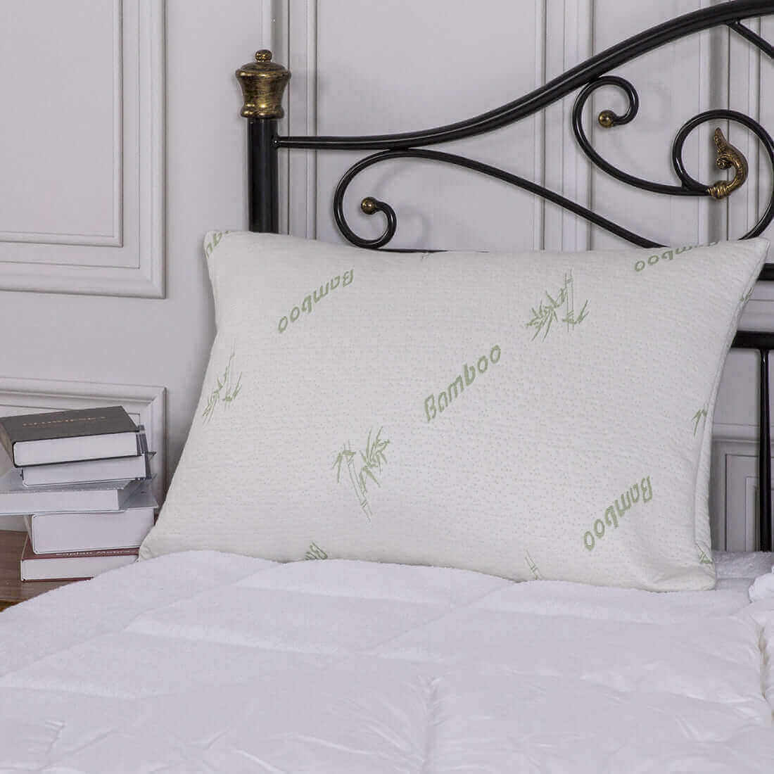 Bamboo Memory Foam Pillow with Removable Cover. - Smartmarts