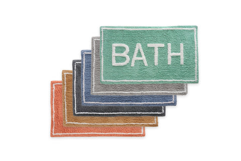 ST Mary’s 2 Piece 100% Cotton Tufted Bath Rug Set with Latex Backing
