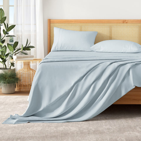 Patina Vie Maison Pre-Washed Microfiber Ultra-Soft Solid Bed Sheet Set