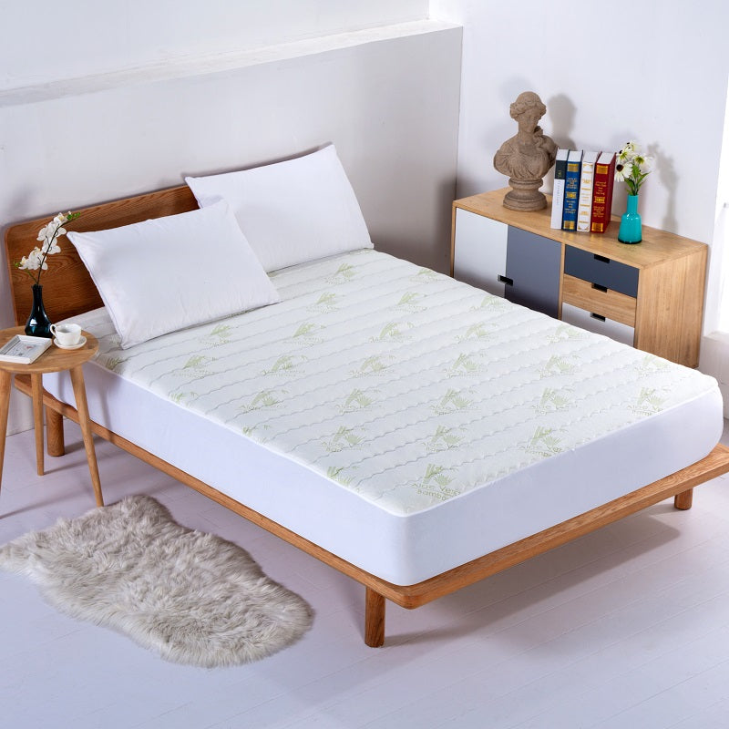 Aloe Vera Quilted Mattress Pad - Smartmarts