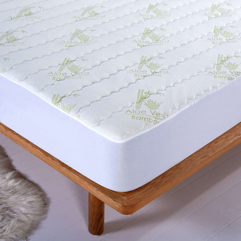 Aloe Vera Quilted Mattress Pad - Smartmarts